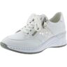 Rieker Frühjahr/Sommer N4322 Low-Top Sneakers voor dames, Witte Weiss Weiss Silber Argento 80 80, 36.5 EU