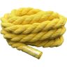 DIPISO Shoelaces,Sneakers Laces,Shoe Lace For Sneakers,8mm Thick Hemp Rope Round Shoe Laces,Shoe Decoration Accessories,No Need To Punch Holes,No Damage To Shoes (Color : Yellow, Size : 140cm(1 pair))