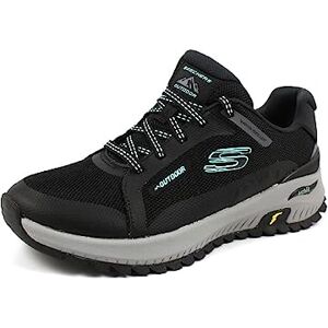 Skechers Dames 180081 Bkaq Trekking Low Cut, Zwarte hete smelting zwarte mesh Aqua Trim, 38.5 EU