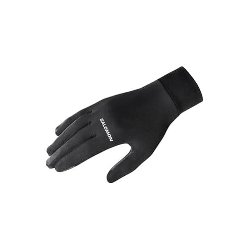 SALOMON Cross Warme uniseks handschoenen, gemak, trailrunning, wandelen, ademende warmte en algemeen slim ontwerp, zwart, S