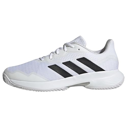 adidas CourtJam Control Tennis heren tennisschoenen, ftwr white/core black/matte silver, 40 2/3 EU