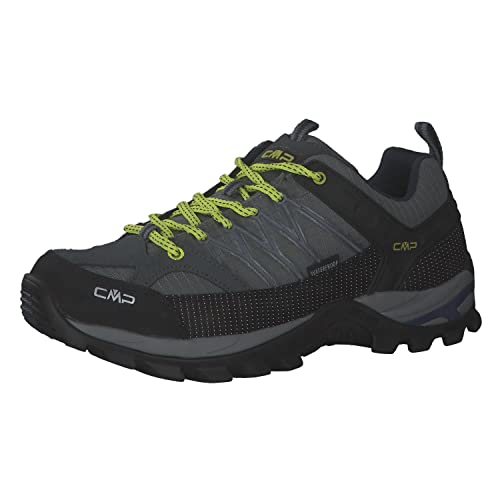 CMP Rigel Low Trekking Shoe Wp heren Trekking- en wandelschoenen, grijs B blue, 46 EU