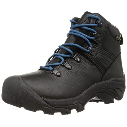 KEEN Heren Pyreneeën Wandelschoen, Zwart Legion Blauw, 46 EU