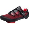 SDEQA Herenfietsschoenen Voor Vrouwen Racefietsen MTB Schoenen Compatibel Met Peloton SPD ARC Look Delta Cleats Binnen/Buiten Compatibel Met Peloton Schoenen,Rood,45 EU