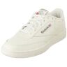 Reebok CLUB C 85 heren Sneaker Low top, CHALK/CHALK/HUNGRN, 41 EU