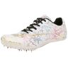 GiMLy Heren Dames Atletiekschoenen Lichtgewicht Spikes Loopschoenen Voor Hoogspringen Verspringen Sprint,Wit,8.5UK