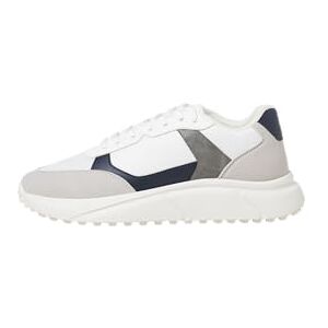 JACK & JONES Heren Jfwaspire Pu Runner Noos, wit, 44 EU, wit, 44 EU JACK & JONES Heren Jfwaspire Pu Runner Noos, wit, 44 EU, wit, 44 EU