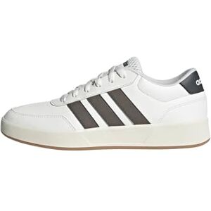 adidas Heren BREAKNET 3.0 SHOES, core white/earth strata/grey six, 36 EU adidas Heren BREAKNET 3.0 SHOES, core white/earth strata/grey six, 36 EU