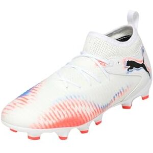 PUMA Unisex Kid's Future 8 Match Fg/Ag Jr Voetbalschoen, Wit Zwart Gloeiend Rood, 36 EU PUMA Unisex Kid's Future 8 Match Fg/Ag Jr Voetbalschoen, Wit Zwart Gloeiend Rood, 36 EU