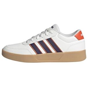 adidas Heren BREAKNET 3.0 SHOES, core white/aurora plum/semi impact orange, 43 1/3 EU adidas Heren BREAKNET 3.0 SHOES, core white/aurora plum/semi impact orange, 43 1/3 EU
