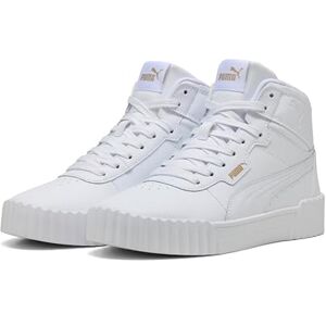 PUMA Dames Carina 3.0 MID Sneaker, wit goud, 8 UK, Wit Goud, 42 EU PUMA Dames Carina 3.0 MID Sneaker, wit goud, 8 UK, Wit Goud, 42 EU