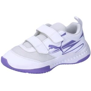 PUMA Varion Ii V Jr Indoor Court Schoen voor kinderen, uniseks, Witte Lavendel Alert, 29 EU PUMA Varion Ii V Jr Indoor Court Schoen voor kinderen, uniseks, Witte Lavendel Alert, 29 EU