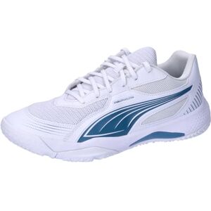 PUMA Unisex Solarflash Iii Indoor Court Schoen, Wit Blauwe Horizon, 37.5 EU PUMA Unisex Solarflash Iii Indoor Court Schoen, Wit Blauwe Horizon, 37.5 EU