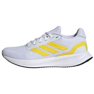 adidas Dames RUNFALCON 5 RUNNING SHOES, Cloud White/Yellow/Core Black, 44 EU adidas Dames RUNFALCON 5 RUNNING SHOES, Cloud White/Yellow/Core Black, 44 EU