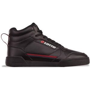 Lotto Mid-Cut Rood/Zwart Sneakers - Sneakers Lotto Mid-Cut Rood/Zwart Sneakers - Sneakers