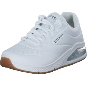 Skechers Dames Uno 2 Air Around You Sneaker, Witte Duraleather Mesh Trim, 38.5 EU Skechers Dames Uno 2 Air Around You Sneaker, Witte Duraleather Mesh Trim, 38.5 EU