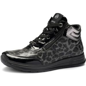 ARA Osaka 2.0 sneakers voor dames, zwart, staal, grafiet, 35 EU breed, Zwart staal grafiet, 35 EU Breed ARA Osaka 2.0 sneakers voor dames, zwart, staal, grafiet, 35 EU breed, Zwart staal grafiet, 35 EU Breed