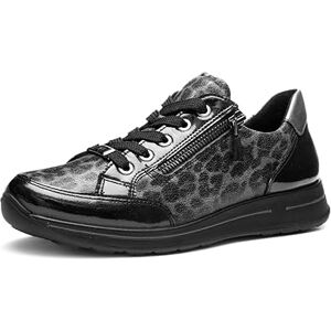 ARA Osaka 2.0 sneakers voor dames, zwart, staal, grafiet, 38,5 EU breed, Zwart staal grafiet, 38.5 EU Breed ARA Osaka 2.0 sneakers voor dames, zwart, staal, grafiet, 38,5 EU breed, Zwart staal grafiet, 38.5 EU Breed