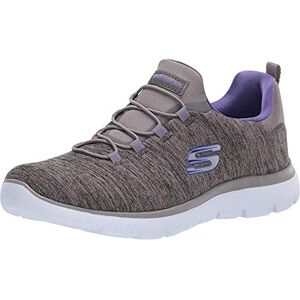 Skechers Summits-Quick Getaway Grijze Sneakers Dames Skechers Summits-Quick Getaway Grijze Sneakers Dames
