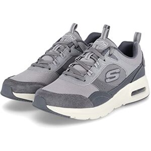 Skechers Skech-Air Court Homegrown, herensneakers, Grijs suède mesh Duraleather Trim, 47.5 EU Skechers Skech-Air Court Homegrown, herensneakers, Grijs suède mesh Duraleather Trim, 47.5 EU