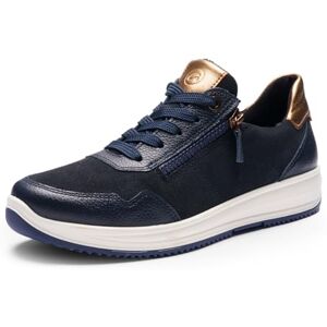 ARA Osaka 3.0 Sneakers voor dames, blauw, whisky, 44 EU breed, blauw whisky, 44 EU Breed ARA Osaka 3.0 Sneakers voor dames, blauw, whisky, 44 EU breed, blauw whisky, 44 EU Breed
