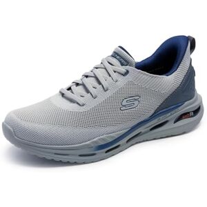 Skechers Kincade Grijs Blauw Slip-On Sneakers - Sneakers Skechers Kincade Grijs Blauw Slip-On Sneakers - Sneakers
