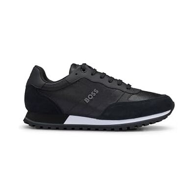 Boss Parkour-L_Runn_ny_N Heren Sneaker, 001 Zwart, 49 EU Boss Parkour-L_Runn_ny_N Heren Sneaker, 001 Zwart, 49 EU