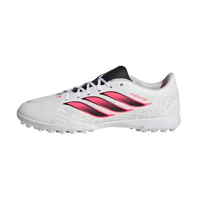 adidas uniseks-volwassene Predator Club Turf Football Boots Shoes, ftwr white/Solar Turbo/core black, 42 2/3 EU adidas uniseks-volwassene Predator Club Turf Football Boots Shoes, ftwr white/Solar Turbo/core black, 42 2/3 EU