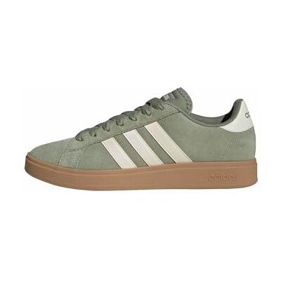 adidas heren GRAND COURT BASE 00s SHOES, tent green/off white/GUM10, 44 EU adidas heren GRAND COURT BASE 00s SHOES, tent green/off white/GUM10, 44 EU