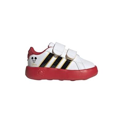 adidas uniseks-baby DISNEY MICKEY MOUSE GRAND COURT SHOES INFANTS, ftwr white/core black/bold gold, 26 1/2 EU adidas uniseks-baby DISNEY MICKEY MOUSE GRAND COURT SHOES INFANTS, ftwr white/core black/bold gold, 26 1/2 EU