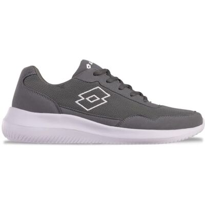 Lotto Model 37 Grijs-Wit Lichtgewicht Sport Schoen - Schoenen Lotto Model 37 Grijs-Wit Lichtgewicht Sport Schoen - Schoenen
