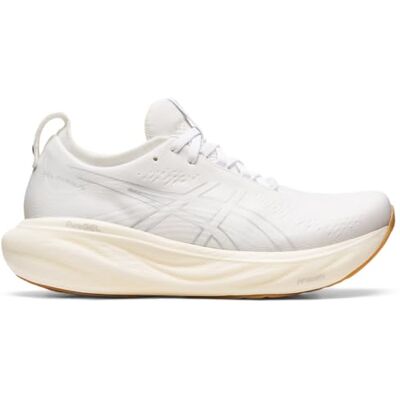 ASICS Women's Gel-Nimbus 25 Running Shoes, 13, White/White ASICS Women's Gel-Nimbus 25 Running Shoes, 13, White/White