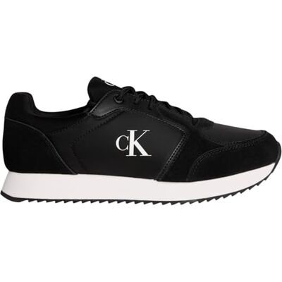 Calvin Jeans Dames Runner Laceup Sok Mg Nylon Mix Yw0yw01644 Low Top, Wit Helder Wit Zwart, 7 Calvin Jeans Dames Runner Laceup Sok Mg Nylon Mix Yw0yw01644 Low Top, Wit Helder Wit Zwart, 7