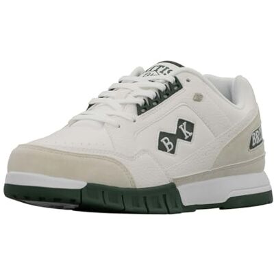 British Knights Heren Kings Sl Sneaker, Wit/Gebroken Wit/Grenen, 11 British Knights Heren Kings Sl Sneaker, Wit/Gebroken Wit/Grenen, 11