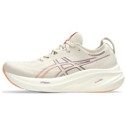 Asics Nimbus 26 - Havermout / Verbleekt Oranje Hardloopschoenen Asics Nimbus 26 - Havermout / Verbleekt Oranje Hardloopschoenen