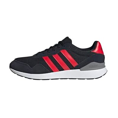 adidas Heren RUN 60s 4.0 SHOES, core black/pure ruby/grey three, 39 1/3 EU adidas Heren RUN 60s 4.0 SHOES, core black/pure ruby/grey three, 39 1/3 EU