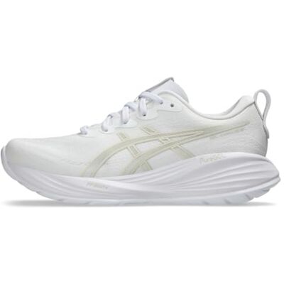 ASICS Gel-Cumulus 27 Hardloopschoenen voor dames, Wit/Lake Grey, 40 EU ASICS Gel-Cumulus 27 Hardloopschoenen voor dames, Wit/Lake Grey, 40 EU