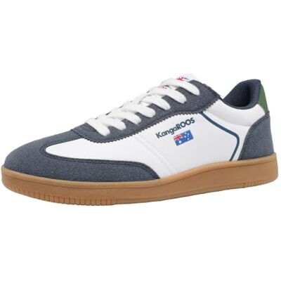 KangaROOS K-NES Larry sneakers voor heren, wit/jet zwart, 41 EU, White Jet Black, 41 EU KangaROOS K-NES Larry sneakers voor heren, wit/jet zwart, 41 EU, White Jet Black, 41 EU