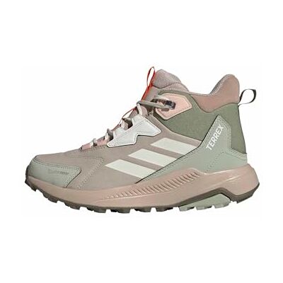 adidas dames Terrex Anylander Leather Mid Climaproof Hiking Shoes, Wonder Alumina/Off White/Halo Green, 41 1/3 EU adidas dames Terrex Anylander Leather Mid Climaproof Hiking Shoes, Wonder Alumina/Off White/Halo Green, 41 1/3 EU