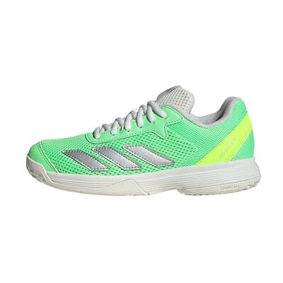 adidas Uniseks-Kind Courtflash Kids Tennis Shoes, Pure Teal/Silver Metallic/Lucid Lemon, 28 1/2 EU adidas Uniseks-Kind Courtflash Kids Tennis Shoes, Pure Teal/Silver Metallic/Lucid Lemon, 28 1/2 EU
