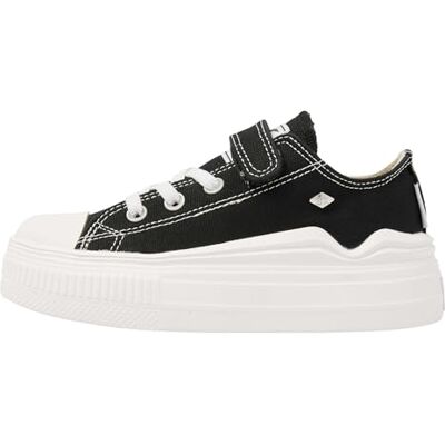 British Knights Kaya Flow Low Sneaker, Zwart, 32 EU British Knights Kaya Flow Low Sneaker, Zwart, 32 EU