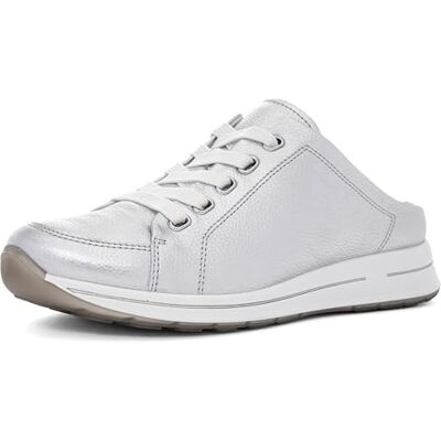 ARA Osaka sneakers voor dames, zilver, 40 EU Breed ARA Osaka sneakers voor dames, zilver, 40 EU Breed