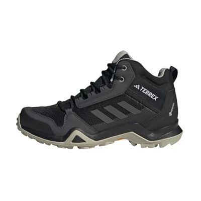 adidas Dames Terrex AX3 Mid GORE-TEX Hiking Shoes, Charcoal, 36 EU adidas Dames Terrex AX3 Mid GORE-TEX Hiking Shoes, Charcoal, 36 EU
