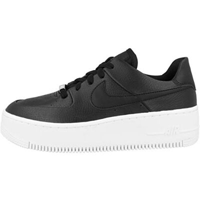 Nike Air Force 1 Sage Low Dames Schoen - Zwart - Sneakers Nike Air Force 1 Sage Low Dames Schoen - Zwart - Sneakers