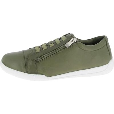 Andrea Conti Lage sneakers voor dames, olijf, 40 EU Andrea Conti Lage sneakers voor dames, olijf, 40 EU