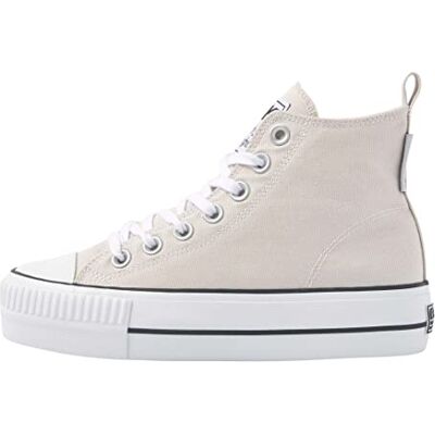 British Knights Kaya MID HIGH-TOP-sneakers voor dames, beige, 37 EU British Knights Kaya MID HIGH-TOP-sneakers voor dames, beige, 37 EU