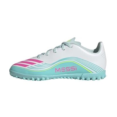 adidas uniseks-kind F50 MESSI CLUB Turf Football Shoes Kids, ftwr white/lucid pink/flash aqua, 34 EU adidas uniseks-kind F50 MESSI CLUB Turf Football Shoes Kids, ftwr white/lucid pink/flash aqua, 34 EU