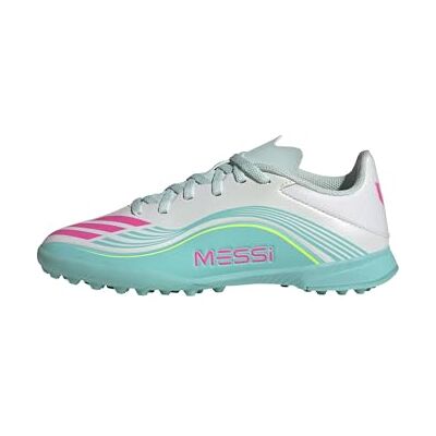 adidas uniseks-kind F50 MESSI LEAGUE Turf Football Shoes Kids, ftwr white/lucid pink/flash aqua, 36 EU adidas uniseks-kind F50 MESSI LEAGUE Turf Football Shoes Kids, ftwr white/lucid pink/flash aqua, 36 EU