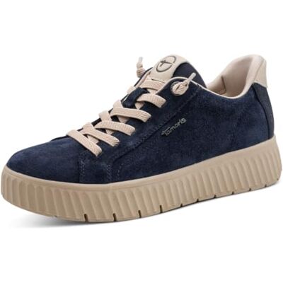 Tamaris dames Comfort Damen Step In Leder Sneaker Flach Zum Schlupfen Wide FitSneaker Tamaris dames Comfort Damen Step In Leder Sneaker Flach Zum Schlupfen Wide FitSneaker