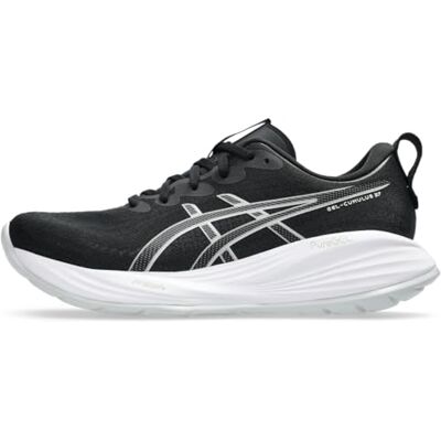 ASICS Gel-Cumulus 27 Hardloopschoenen voor dames, Zwart/Beton, 40 EU ASICS Gel-Cumulus 27 Hardloopschoenen voor dames, Zwart/Beton, 40 EU